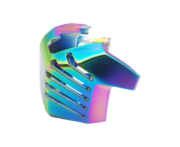 Bicycle Battery Cover Lightweight Design Easy Installation Hollow Out Protect Battery Anti-break Electroplated Battery Protector for GX EAGLE - Multicolor
