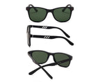 New Fashion Men Women Polarized Sunglasses Aluminum Magnesium Sring Hinged Legs TAC Lens TR Frame Driving Shades - Black Grey