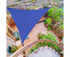 Shade Sail Waterproof Heavy Duty Triangle - Royal Blue
