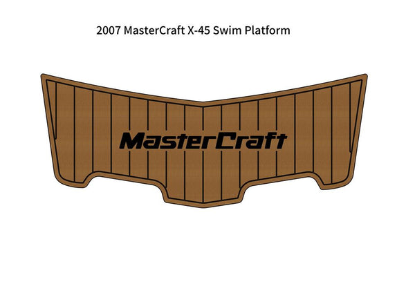 2007 MasterCraft X-45 Swim Platform Pad Boat EVA Foam Faux Teak Deck