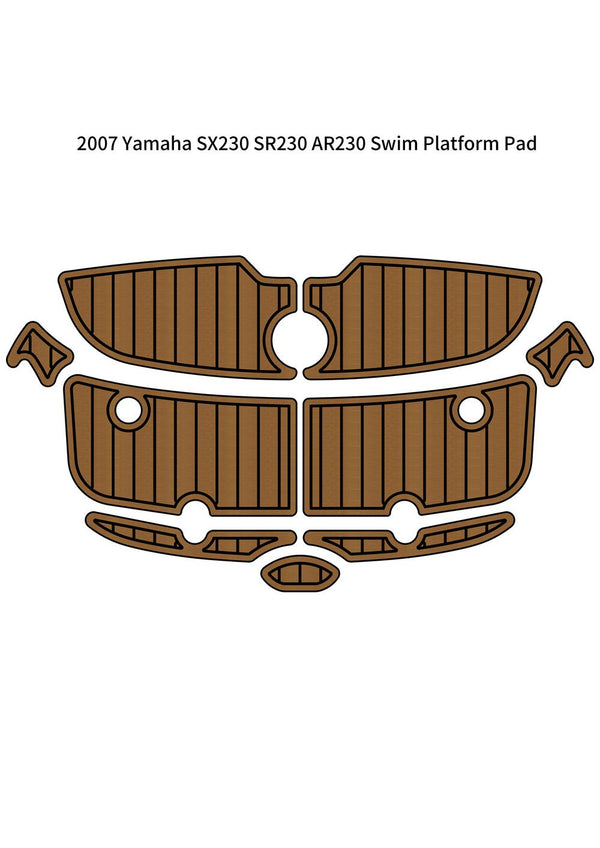 2007 Yamaha SX230 SR230 AR230 Swim Platform Pad Boat EVA Foam Teak
