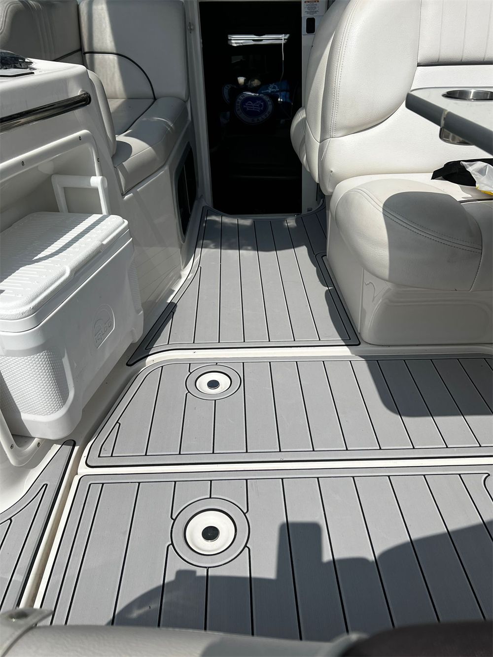 2005 Chaparral Signature 240 Swim Platform Cockpit Boat EVA Teak Floor Pad Mat SeaDek MarineMat Gatorstep Style Self Adhesive