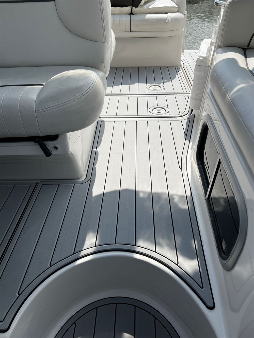 2005 Chaparral Signature 240 Swim Platform Cockpit Boat EVA Teak Floor Pad Mat SeaDek MarineMat Gatorstep Style Self Adhesive