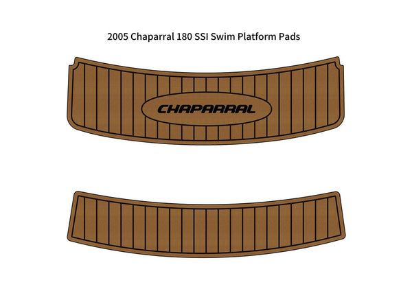 2005 Chaparral 180 SSI Swim Platform Step Boat EVA Foam Teak Deck