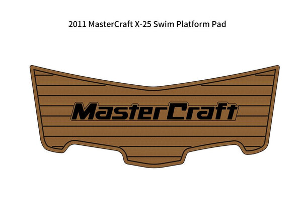 2011 MasterCraft X-25 Swim Platform Pad Boat EVA Foam Faux Teak Deck