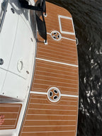 2000 Four Winns 298 Vista Swim Platform Cockpit Boat EVA Foam Teak Deck Floor SeaDek MarineMat Gatorstep Style Self Adhesive