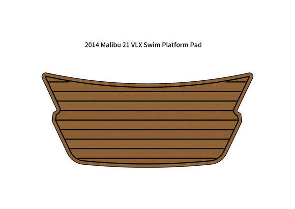 2014 Malibu 21 VLX Swim Platform Step Pad Boat EVA Foam Faux Teak Deck