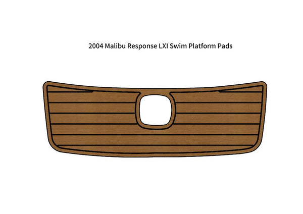 2004 Malibu Response LXI Swim Platform Boat EVA Faux Foam Teak Deck