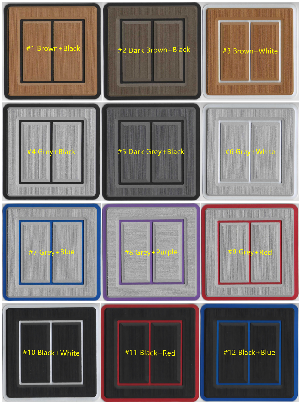 2009-2014 AXIS A22 Swim Platform Cockpit Pad Boat EVA Foam Teak Deck Floor Mat SeaDek MarineMat Gatorstep Style Self Adhesive