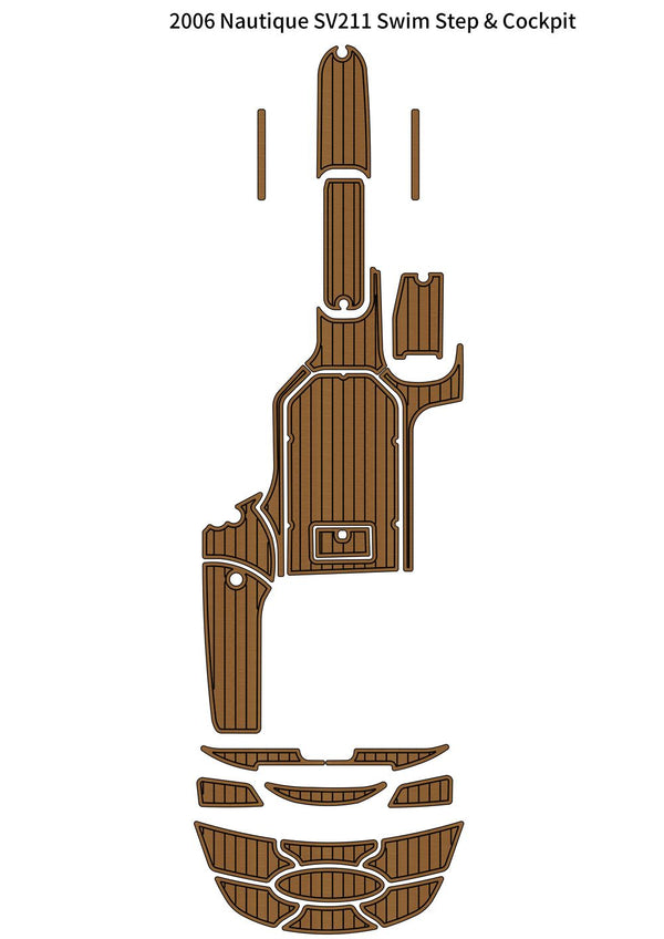 2006 Nautique SV211 Swim Platform Cockpit Pad