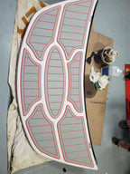 2006 Nautique SV211 Swim Platform Cockpit Pad Boat EVA Foam Teak Deck Floor Mat SeaDek MarineMat Style Self Adhesive