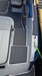 2016 Regal 1900 ES Swim Platform Cockpit Pad Boat EVA Foam Faux Teak Deck Floor Mat Seadek MarineMat Gatorstep Style Self Adhesive
