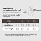 Equestrian Riding Gloves, Full-Palm Silicone Anti-Slip & Durable Touchscreen Model, Ice-Silk Cooling, Breathable, and UV-Protective, Suitable for Outdoor Sports, Driving, and Training—Black-L