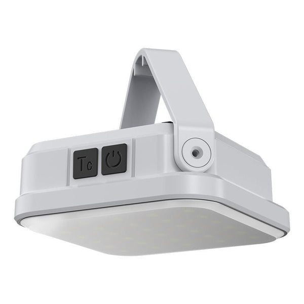 Solar Camping Light, 3-Level Color Temperature Adjustment, Waterproof Long-Lasting Outdoor Emergency Mood Light - White