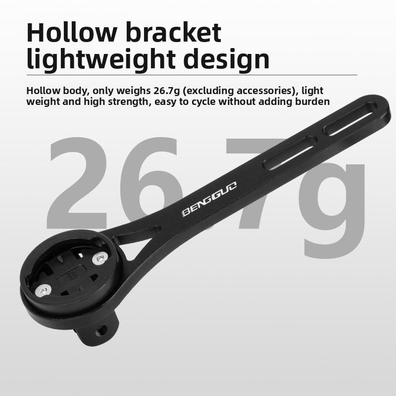 Lightweight Bike Computer Mount, One-Piece Extension Mount, Aluminum Alloy Cycling Mount - Blue