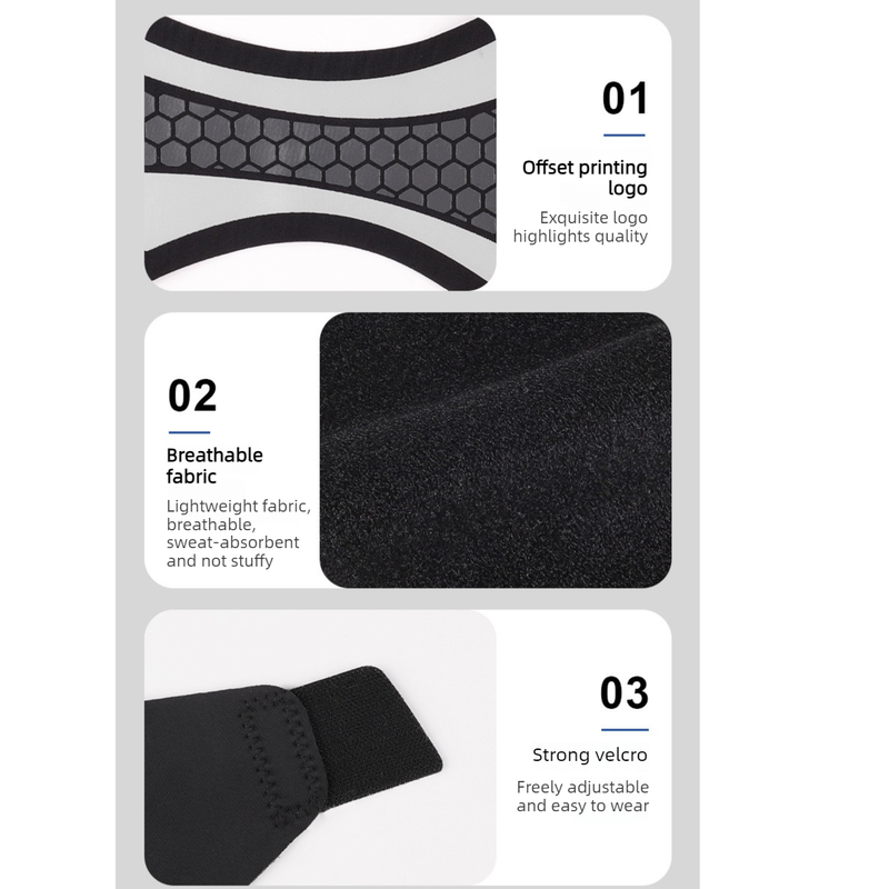 2-Pack Adjustable Compression Ankle Braces, Lightweight and Twist-Resistant - Gray