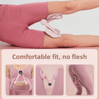 Pink - Multifunctional Thigh Master Trainer with Calorie & Time Counter, Home Kegel Exerciser for Inner Thighs, Buttocks, and Arms