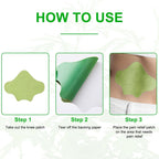 Herbal Mugwort Lumbar Patches: Warm Compress Patches for Lower Back Pain Caused by Muscle Strain or Prolonged Sitting (48 pcs/4 boxes)