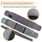 Far Infrared Hot Compress Waist Support Belt, Wireless USB Charging Vibration Massager Belt for Lumbar & Abdomen Care