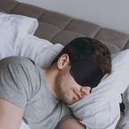 3D Contoured Sleep Mask, Breathable Fabric with Adjustable Strap, Light-Blocking Eye Mask for Sleeping, Napping, and Travel—Pink