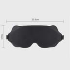 3D Contoured Sleep Mask, Breathable Fabric with Adjustable Strap, Light-Blocking Eye Mask for Sleeping, Napping, and Travel—Pink