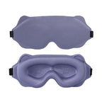 3D Contoured Sleep Mask, Breathable Fabric with Adjustable Strap, Light-Blocking Eye Mask for Sleeping, Napping, and Travel - Purple