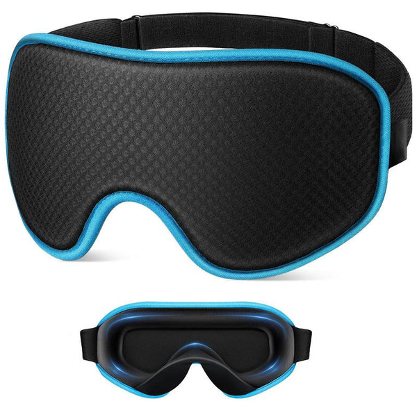 3D Contoured Memory Foam Sleep Eye Mask - Blue