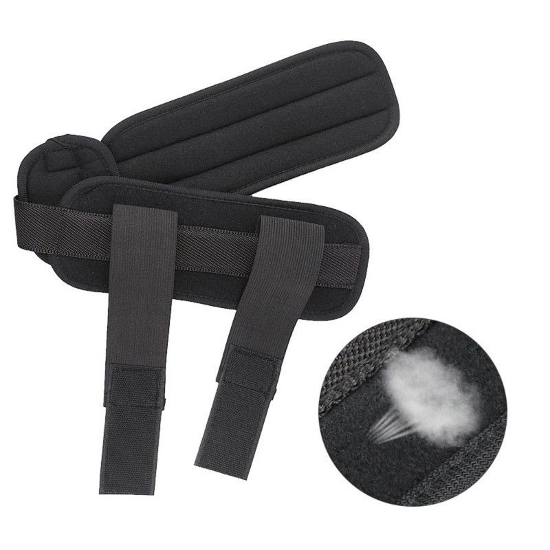 Adjustable Ankle Brace, Breathable Stabilizer Splint for Sprain Recovery & Sports Protection - Black M