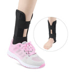 Adjustable Ankle Brace, Breathable Stabilizer Splint for Sprain Recovery & Sports Protection - Black M