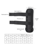 Adjustable Ankle Brace, Breathable Stabilizer Splint for Sprain Recovery & Sports Protection - Black M