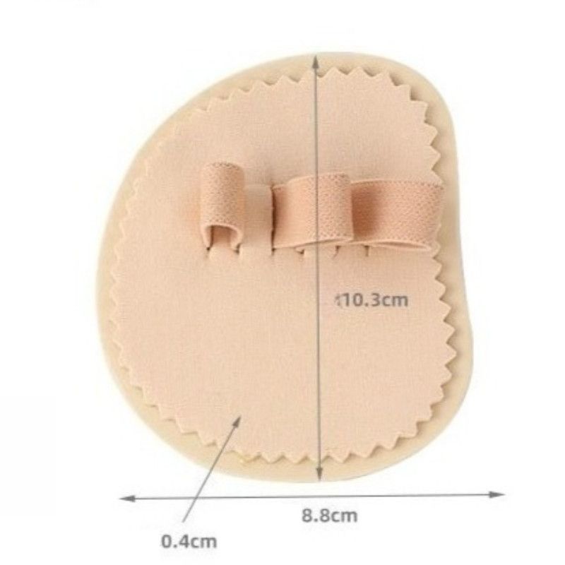 3-Hole Toe Corrector Pads, Bunion & Overlapping Toe Straightener, Hammer Toe EVA Cushion Inserts (1 Pair)