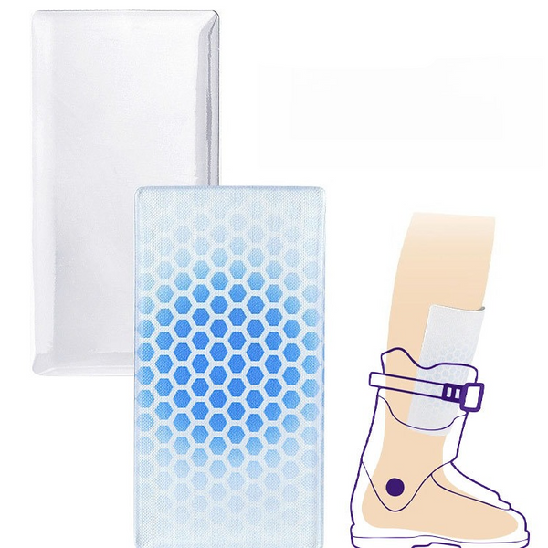 2PCS Self-Adhesive Gel Pads for Ski Boots