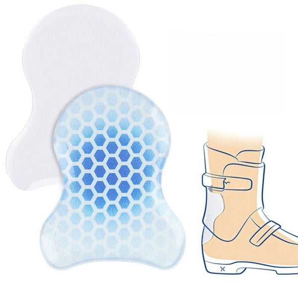 2PCS Gourd-Shaped Gel Pads for Ski Boots
