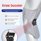2-Pack - Bionic Exoskeleton Knee Booster Brace, Spring Support Knee Pad for Seniors: Climbing, Lifting, and Sports—Joint Relief (Blue)