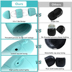 2-Pack - 2-in-1 Dual-Head Ice Beauty Device, Cold Compress Lifting and De-Puffing Skincare Tool for Home Use - Cyan