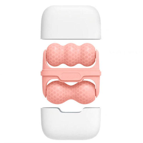 Double-Sided Dual Ice Roller Beauty Device (Pink)