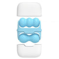 Double-Sided Dual Ice Roller Beauty Device, Household Cold Compress Roller, Lifting and De-Puffing Full-Body Massager—Blue