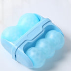 Double-Sided Dual Ice Roller Beauty Device, Household Cold Compress Roller, Lifting and De-Puffing Full-Body Massager—Blue