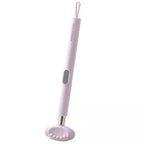 Retractable Double-Sided Back Scratcher, 2-in-1 TPR Itch Relief & Massage Hammer with Hanging Loop—Purple