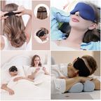3D Deepened Sleep Eye Mask, Integrated Nose Wing, Full Light-Blocking, Breathable Eye Cover for Naps and Travel—Pink