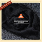 2-Pack - Men's Fleece-Lined Ear Protection Knit Beanie, Warm Thick Winter Hat for Dad or Grandpa - Gray