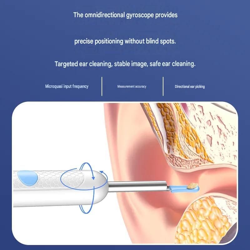 Smart Visual Earwax Removal Stick - White