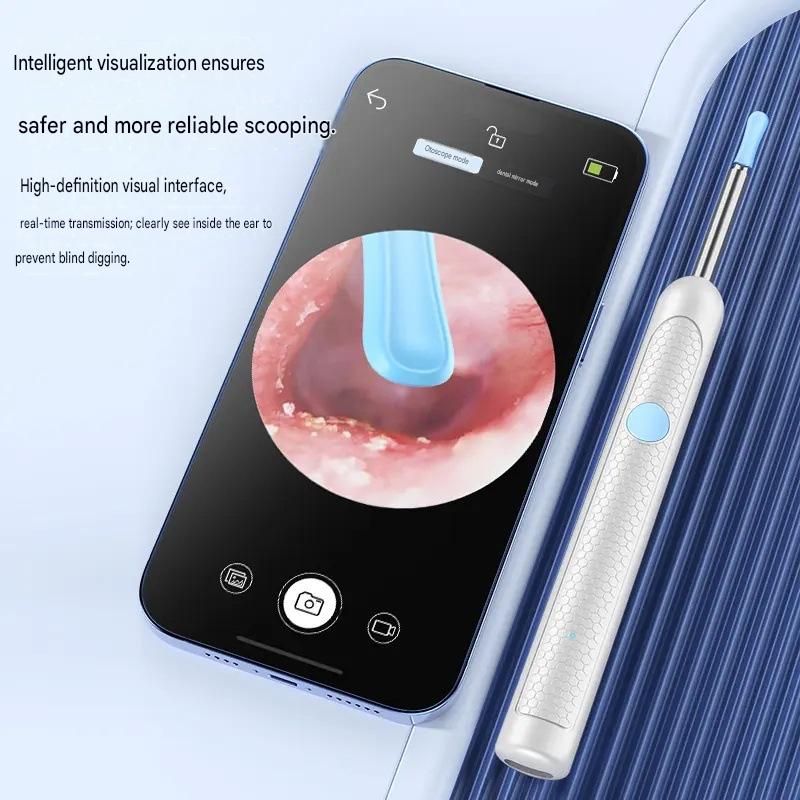 Smart Visual Earwax Removal Stick - Black