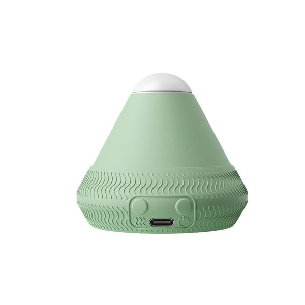 Electric Suction Cup Massage Ball with Heat Therapy (Green)