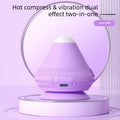 Electric Suction Cup Massage Ball – Deep Tissue Vibrating Massager with Heat Therapy (Purple)