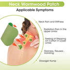 Wormwood Neck Patches Natural Herbal Warm Plaster, Long Lasting Heat Stickers for Neck Shoulder Stiff Relief