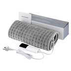 Electric Heating Waist Wrap Belt 9 Heat Levels 4 Timer Auto Off, Soft Plush Thermal Heating Pad for Back Abdomen Shoulder Relief