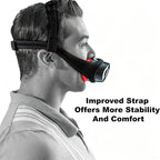 Vocal Stress Relief Mouth Training Device with Adjustable Head Strap, Voice Projection Jaw Posture Corrector, Speech Singing Vocal Training Aid