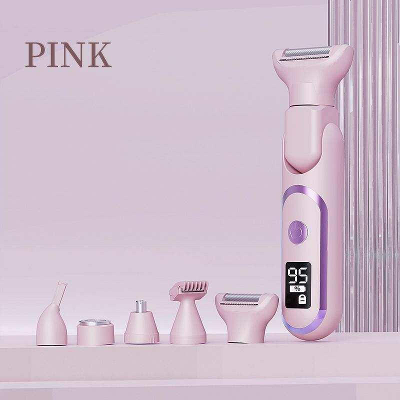 Digital Display Type-C Multi-Functional Electric Hair Remover for Women – Purple
