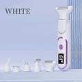 Digital Display Type-C Multi-Functional Electric Hair Remover for Women – White